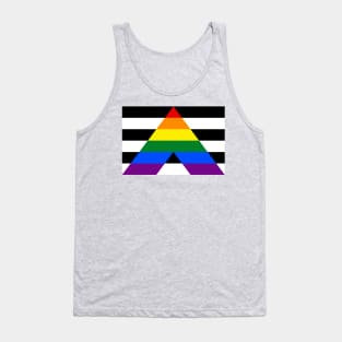 Straight Ally Flag Tank Top